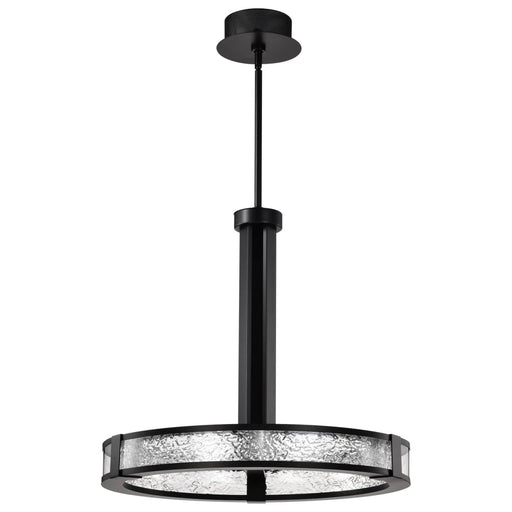 Pendant Nuvo 62-2003 Darrow - 24 Inch LED Pendant - Matte Black - Acrylic Panels Nuvo