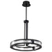 Pendant Nuvo 62-2003 Darrow - 24 Inch LED Pendant - Matte Black - Acrylic Panels Nuvo