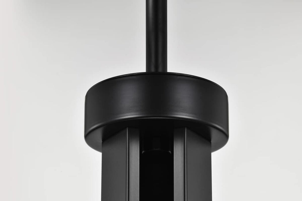 Pendant Nuvo 62-2003 Darrow - 24 Inch LED Pendant - Matte Black - Acrylic Panels Nuvo