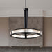 Pendant Nuvo 62-2003 Darrow - 24 Inch LED Pendant - Matte Black - Acrylic Panels Nuvo