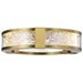 Flush Mount Nuvo 62-2012 Darrow - 13 Inch LED Flush Mount - Vintage Brass - Acrylic Panels Nuvo