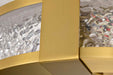Flush Mount Nuvo 62-2012 Darrow - 13 Inch LED Flush Mount - Vintage Brass - Acrylic Panels Nuvo