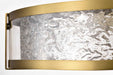Flush Mount Nuvo 62-2012 Darrow - 13 Inch LED Flush Mount - Vintage Brass - Acrylic Panels Nuvo