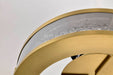 Flush Mount Nuvo 62-2012 Darrow - 13 Inch LED Flush Mount - Vintage Brass - Acrylic Panels Nuvo