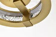 Flush Mount Nuvo 62-2012 Darrow - 13 Inch LED Flush Mount - Vintage Brass - Acrylic Panels Nuvo