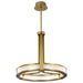 Pendant Nuvo 62-2013 Darrow - 24 Inch LED Pendant - Vintage Brass - Textured Acrylic Panels Nuvo