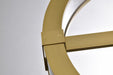 Pendant Nuvo 62-2013 Darrow - 24 Inch LED Pendant - Vintage Brass - Textured Acrylic Panels Nuvo