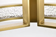 Pendant Nuvo 62-2013 Darrow - 24 Inch LED Pendant - Vintage Brass - Textured Acrylic Panels Nuvo