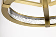 Pendant Nuvo 62-2013 Darrow - 24 Inch LED Pendant - Vintage Brass - Textured Acrylic Panels Nuvo