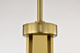 Pendant Nuvo 62-2013 Darrow - 24 Inch LED Pendant - Vintage Brass - Textured Acrylic Panels Nuvo