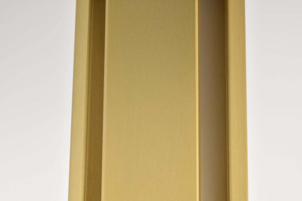 Pendant Nuvo 62-2013 Darrow - 24 Inch LED Pendant - Vintage Brass - Textured Acrylic Panels Nuvo