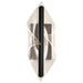 Sconce Nuvo 62-2021 Geneva - 18 Inch LED Small Wall Sconce - Matte Black - Silk Screened Acrylic Lens Nuvo