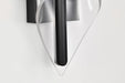 Sconce Nuvo 62-2021 Geneva - 18 Inch LED Small Wall Sconce - Matte Black - Silk Screened Acrylic Lens Nuvo