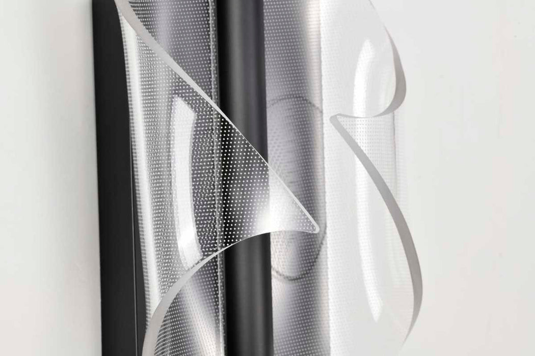 Sconce Nuvo 62-2021 Geneva - 18 Inch LED Small Wall Sconce - Matte Black - Silk Screened Acrylic Lens Nuvo