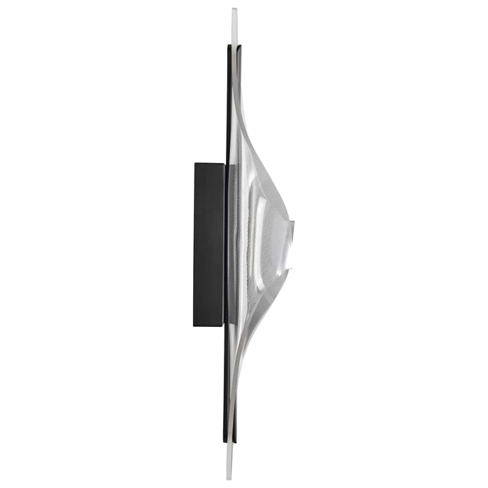 Sconce Nuvo 62-2022 Geneva - 24 Inch LED Large Wall Sconce - Matte Black - Silk Screened Acrylic Lens Nuvo