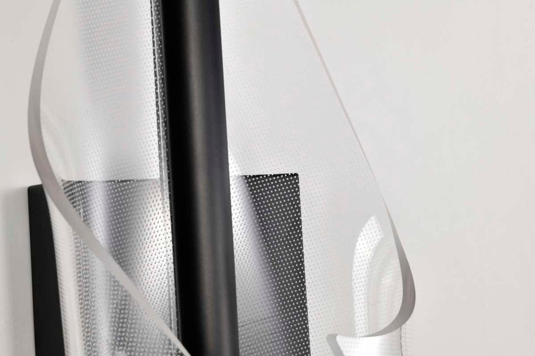 Sconce Nuvo 62-2022 Geneva - 24 Inch LED Large Wall Sconce - Matte Black - Silk Screened Acrylic Lens Nuvo