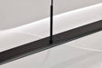 Island Pendant Nuvo 62-2023 Geneva - 46 Inch LED Island Pendant - Matte Black - Silk Screened Acrylic Lens Nuvo
