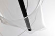 Island Pendant Nuvo 62-2023 Geneva - 46 Inch LED Island Pendant - Matte Black - Silk Screened Acrylic Lens Nuvo