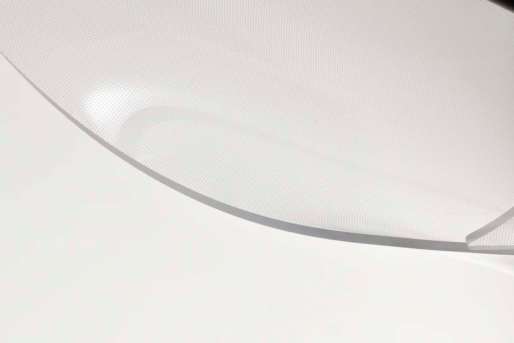 Island Pendant Nuvo 62-2023 Geneva - 46 Inch LED Island Pendant - Matte Black - Silk Screened Acrylic Lens Nuvo