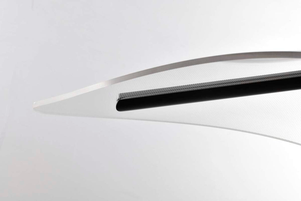 Island Pendant Nuvo 62-2023 Geneva - 46 Inch LED Island Pendant - Matte Black - Silk Screened Acrylic Lens Nuvo