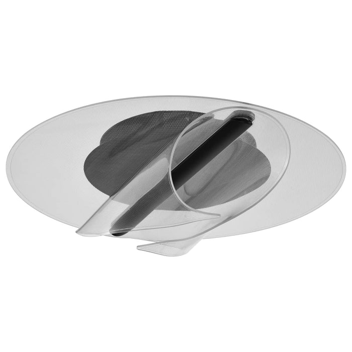 Flush Mount Nuvo 62-2024 Geneva - 18 Inch LED Flush Mount - Matte Black - Silk Screened Acrylic Lens Nuvo