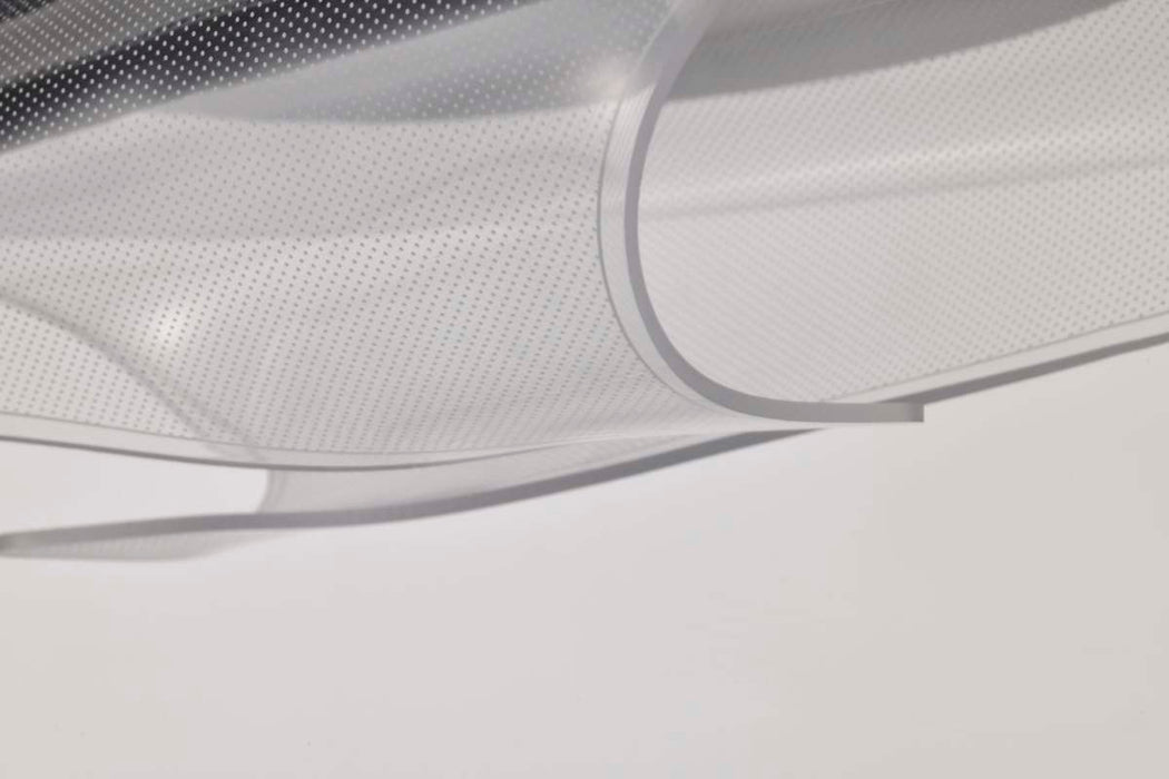 Flush Mount Nuvo 62-2024 Geneva - 18 Inch LED Flush Mount - Matte Black - Silk Screened Acrylic Lens Nuvo