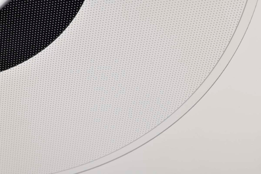 Flush Mount Nuvo 62-2024 Geneva - 18 Inch LED Flush Mount - Matte Black - Silk Screened Acrylic Lens Nuvo