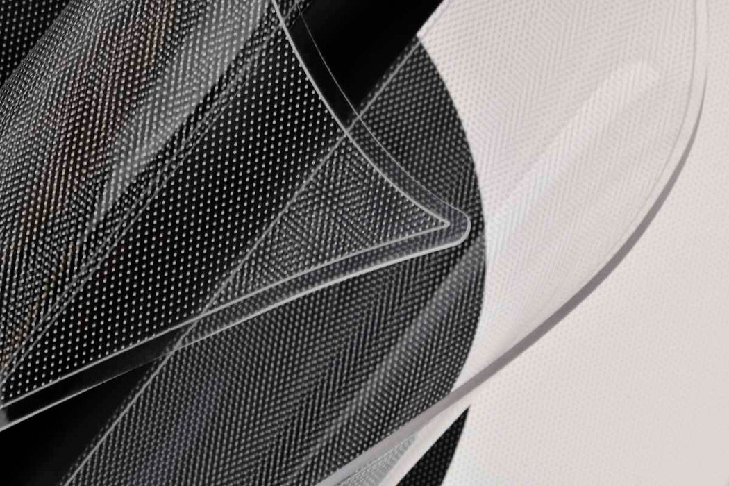 Flush Mount Nuvo 62-2024 Geneva - 18 Inch LED Flush Mount - Matte Black - Silk Screened Acrylic Lens Nuvo