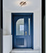 Flush Mount Nuvo 62-2024 Geneva - 18 Inch LED Flush Mount - Matte Black - Silk Screened Acrylic Lens Nuvo