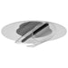 Flush Mount Nuvo 62-2024 Geneva - 18 Inch LED Flush Mount - Matte Black - Silk Screened Acrylic Lens Nuvo