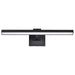 Pendant Nuvo 62-2025 Geneva - 18 Inch LED Pendant - Matte Black - Silk Screened Acrylic Lens Nuvo