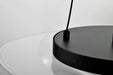 Pendant Nuvo 62-2025 Geneva - 18 Inch LED Pendant - Matte Black - Silk Screened Acrylic Lens Nuvo