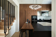 Pendant Nuvo 62-2025 Geneva - 18 Inch LED Pendant - Matte Black - Silk Screened Acrylic Lens Nuvo
