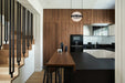 Pendant Nuvo 62-2031 Arvada - 8 Inch LED Pendant - Matte Black - Silk Screened Acrylic Lens Nuvo