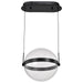Pendant Nuvo 62-2032 Arvada - 12 Inch LED Pendant - Matte Black - Silk Screened Acrylic Lens Nuvo