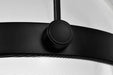 Pendant Nuvo 62-2032 Arvada - 12 Inch LED Pendant - Matte Black - Silk Screened Acrylic Lens Nuvo