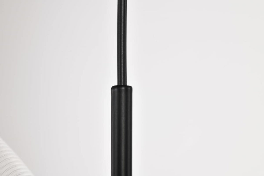Pendant Nuvo 62-2032 Arvada - 12 Inch LED Pendant - Matte Black - Silk Screened Acrylic Lens Nuvo