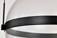 Pendant Nuvo 62-2033 Arvada - 16 Inch LED Pendant - Matte Black - Silk Screened Acrylic Lens Nuvo
