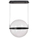 Pendant Nuvo 62-2034 Arvada - 20 Inch LED Pendant - Matte Black - Silk Screened Acrylic Lens Nuvo