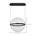 Pendant Nuvo 62-2034 Arvada - 20 Inch LED Pendant - Matte Black - Silk Screened Acrylic Lens Nuvo