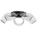 Flush Mount Nuvo 62-2035 Barnett - 21 Inch LED Flush Mount - Matte Black - Silk Screened Acrylic Lens Nuvo