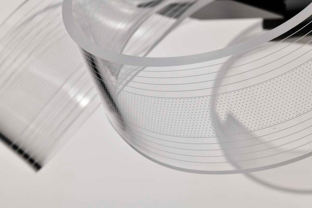Flush Mount Nuvo 62-2035 Barnett - 21 Inch LED Flush Mount - Matte Black - Silk Screened Acrylic Lens Nuvo