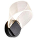 Sconce Nuvo 62-2037 Barnett - 10 Inch LED Wall Sconce - Matte Black - Silk Screened Acrylic Lens Nuvo