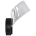 Sconce Nuvo 62-2037 Barnett - 10 Inch LED Wall Sconce - Matte Black - Silk Screened Acrylic Lens Nuvo