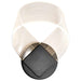 Sconce Nuvo 62-2037 Barnett - 10 Inch LED Wall Sconce - Matte Black - Silk Screened Acrylic Lens Nuvo
