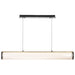 Island Pendant Nuvo 62-2041 Vale - 43 Inch LED Island Pendant - Matte Black - Silk Screened Acrylic Lens Nuvo