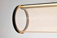 Island Pendant Nuvo 62-2041 Vale - 43 Inch LED Island Pendant - Matte Black - Silk Screened Acrylic Lens Nuvo