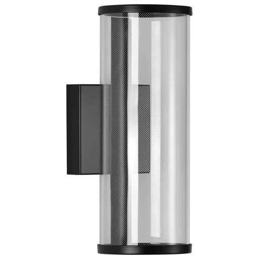 Sconce Nuvo 62-2042 Vale - 12 Inch LED Sconce - Matte Black - Silk Screened Acrylic Lens Nuvo