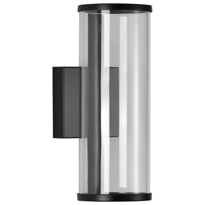 Sconce Nuvo 62-2042 Vale - 12 Inch LED Sconce - Matte Black - Silk Screened Acrylic Lens Nuvo