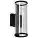 Sconce Nuvo 62-2042 Vale - 12 Inch LED Sconce - Matte Black - Silk Screened Acrylic Lens Nuvo